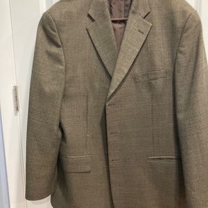 Haggar Men's Brown Tweed Jacket